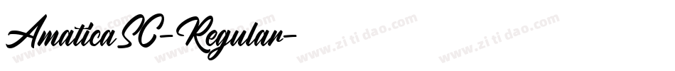AmaticaSC-Regular字体转换 AmaticaSC-Regular字体转换