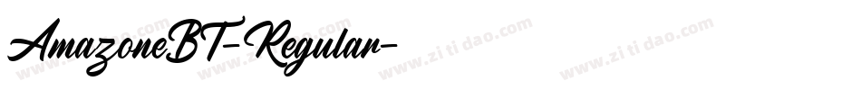 AmazoneBT-Regular字体转换