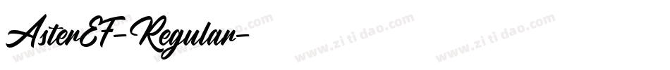 AsterEF-Regular字体转换
