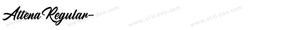 AttenaRegular字体转换