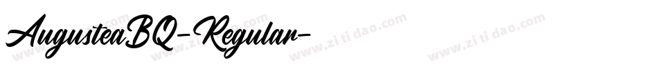 AugusteaBQ-Regular字体转换