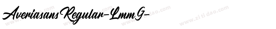 AveriasansRegular-LmmG字体转换