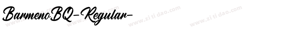 BarmenoBQ-Regular字体转换