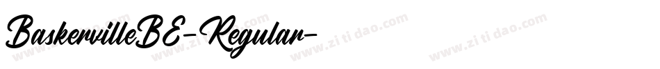 BaskervilleBE-Regular字体转换