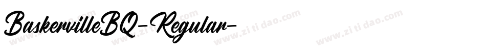 BaskervilleBQ-Regular字体转换