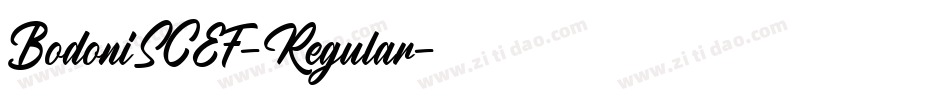 BodoniSCEF-Regular字体转换