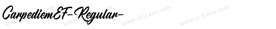 CarpediemEF-Regular字体转换