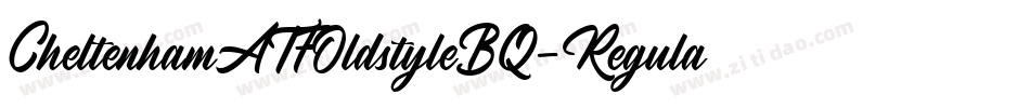 CheltenhamATFOldstyleBQ-Regular字体转换
