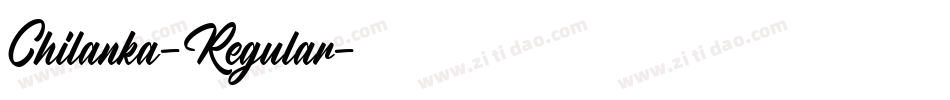 Chilanka-Regular字体转换