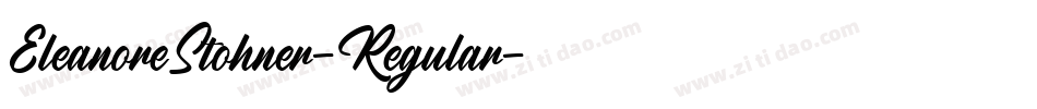 EleanoreStohner-Regular字体转换