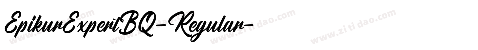 EpikurExpertBQ-Regular字体转换
