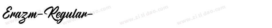 Erazm-Regular字体转换