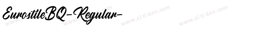 EurostileBQ-Regular字体转换 EurostileBQ-Regular字体转换