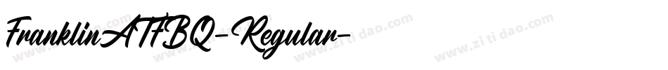 FranklinATFBQ-Regular字体转换