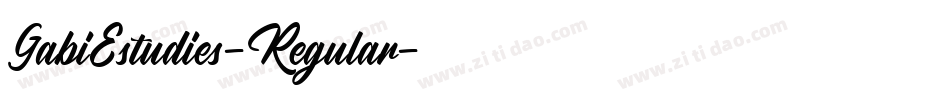 GabiEstudies-Regular字体转换