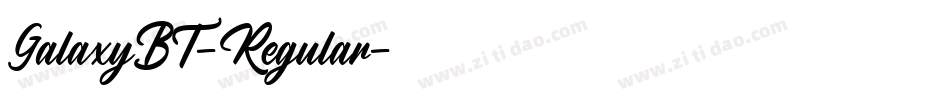 GalaxyBT-Regular字体转换 GalaxyBT-Regular字体转换