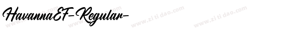 HavannaEF-Regular字体转换