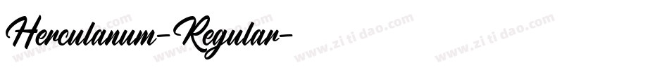 Herculanum-Regular字体转换