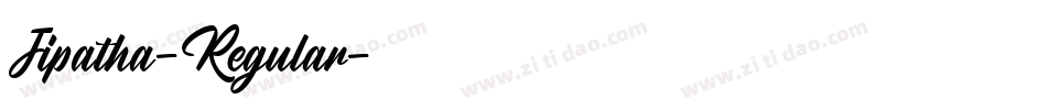 Jipatha-Regular字体转换