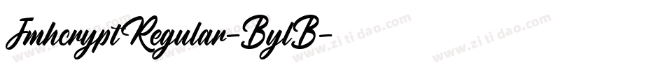 JmhcryptRegular-BylB字体转换