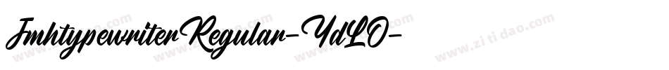 JmhtypewriterRegular-YdLO字体转换