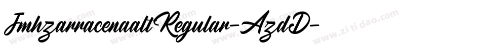 JmhzarracenaaltRegular-AzdD字体转换