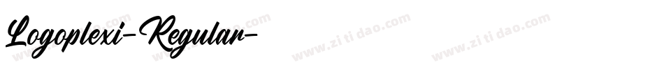 Logoplexi-Regular字体转换