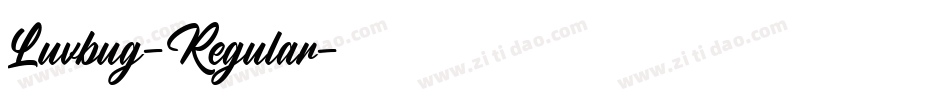 Luvbug-Regular字体转换