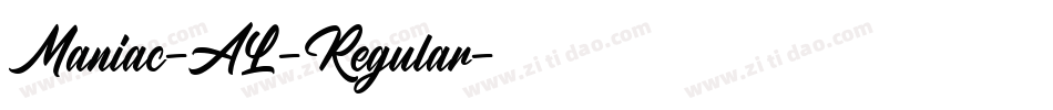 Maniac-AL-Regular字体转换