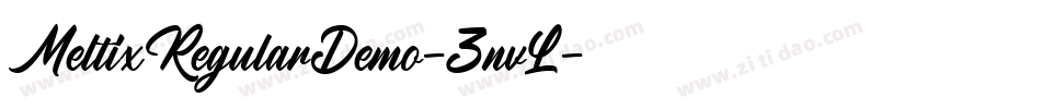 MeltixRegularDemo-3nvL字体转换