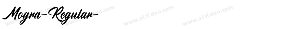 Mogra-Regular字体转换