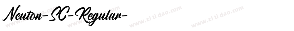Neuton-SC-Regular字体转换