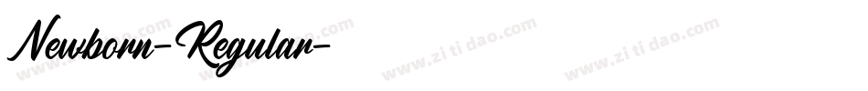 Newborn-Regular字体转换