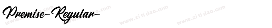 Premise-Regular字体转换