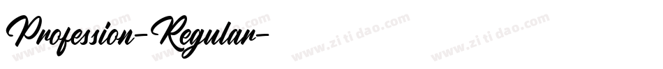 Profession-Regular字体转换