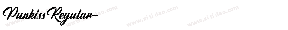 PunkissRegular字体转换 PunkissRegular字体转换