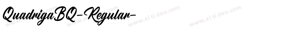 QuadrigaBQ-Regular字体转换