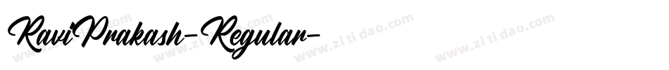 RaviPrakash-Regular字体转换 RaviPrakash-Regular字体转换