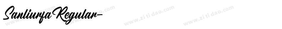 SanliurfaRegular字体转换