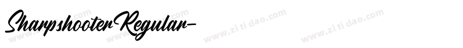 SharpshooterRegular字体转换