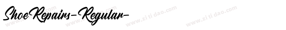 ShoeRepairs-Regular字体转换