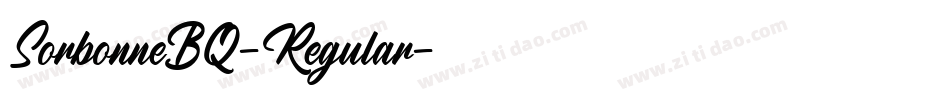 SorbonneBQ-Regular字体转换 SorbonneBQ-Regular字体转换