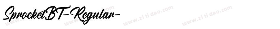 SprocketBT-Regular字体转换