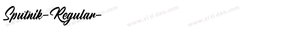 Sputnik-Regular字体转换 Sputnik-Regular字体转换