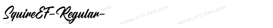 SquireEF-Regular字体转换 SquireEF-Regular字体转换