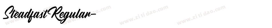 SteadfastRegular字体转换 SteadfastRegular字体转换
