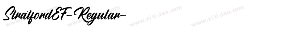 StratfordEF-Regular字体转换 StratfordEF-Regular字体转换