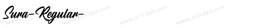 Sura-Regular字体转换 Sura-Regular字体转换