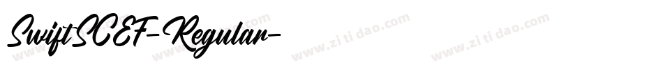 SwiftSCEF-Regular字体转换