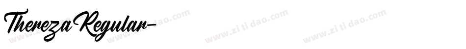 TherezaRegular字体转换 TherezaRegular字体转换